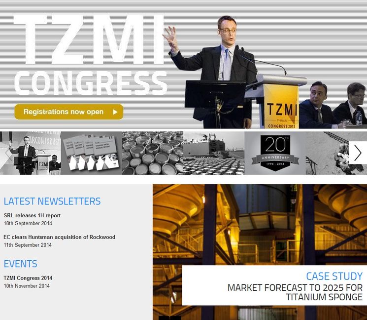 Отчет TZ Minerals International о рынке TiO2
